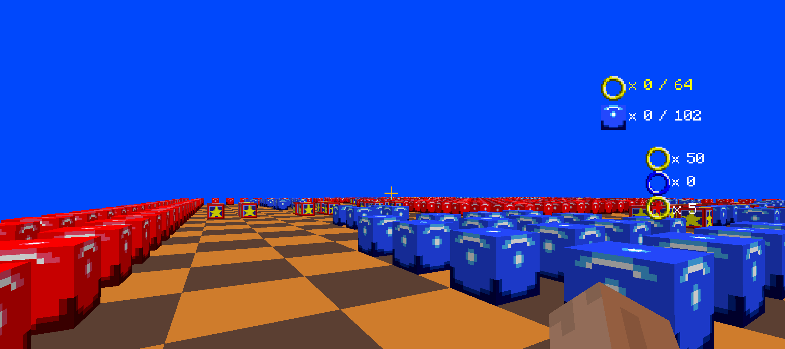 Example of Blue Spheres Stages