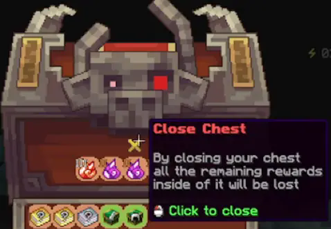 Closing chest