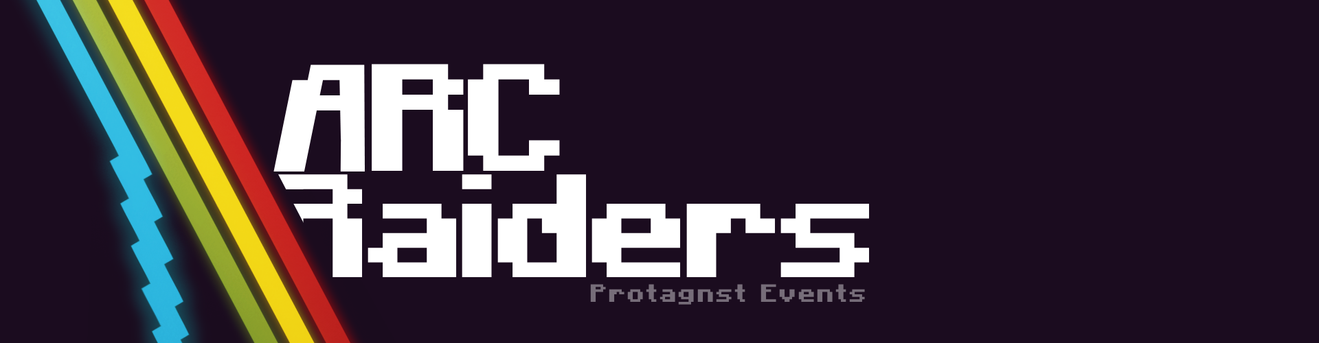 The Arc Raiders logo, in a pixelated style