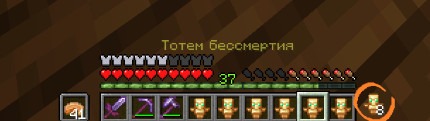 Displaying the number of totems in your inventory