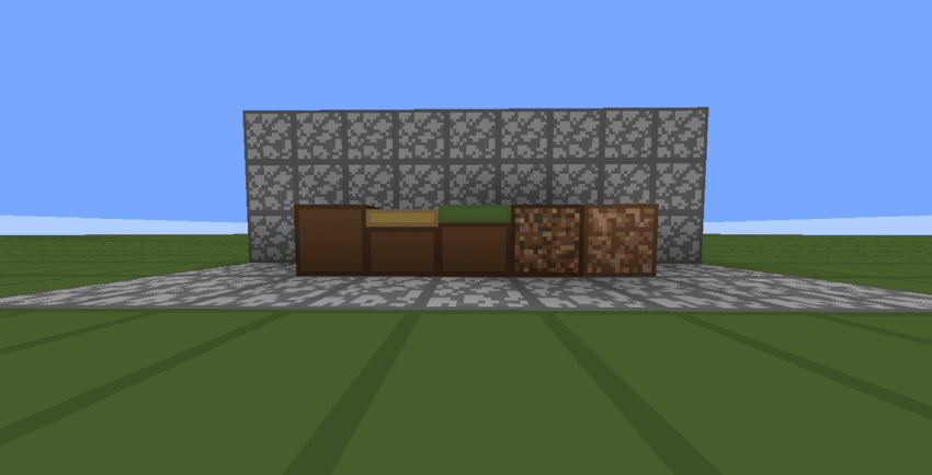 Grass and other Dirt types