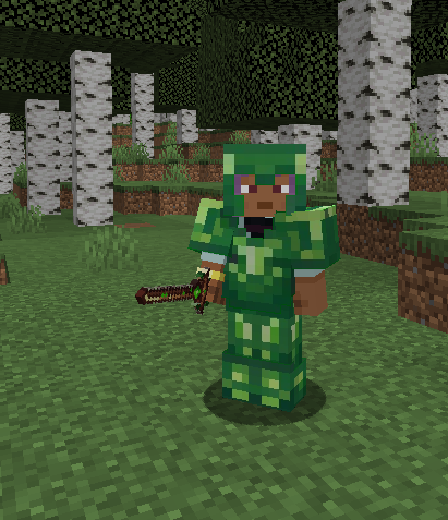 Custom early stage armor and sword