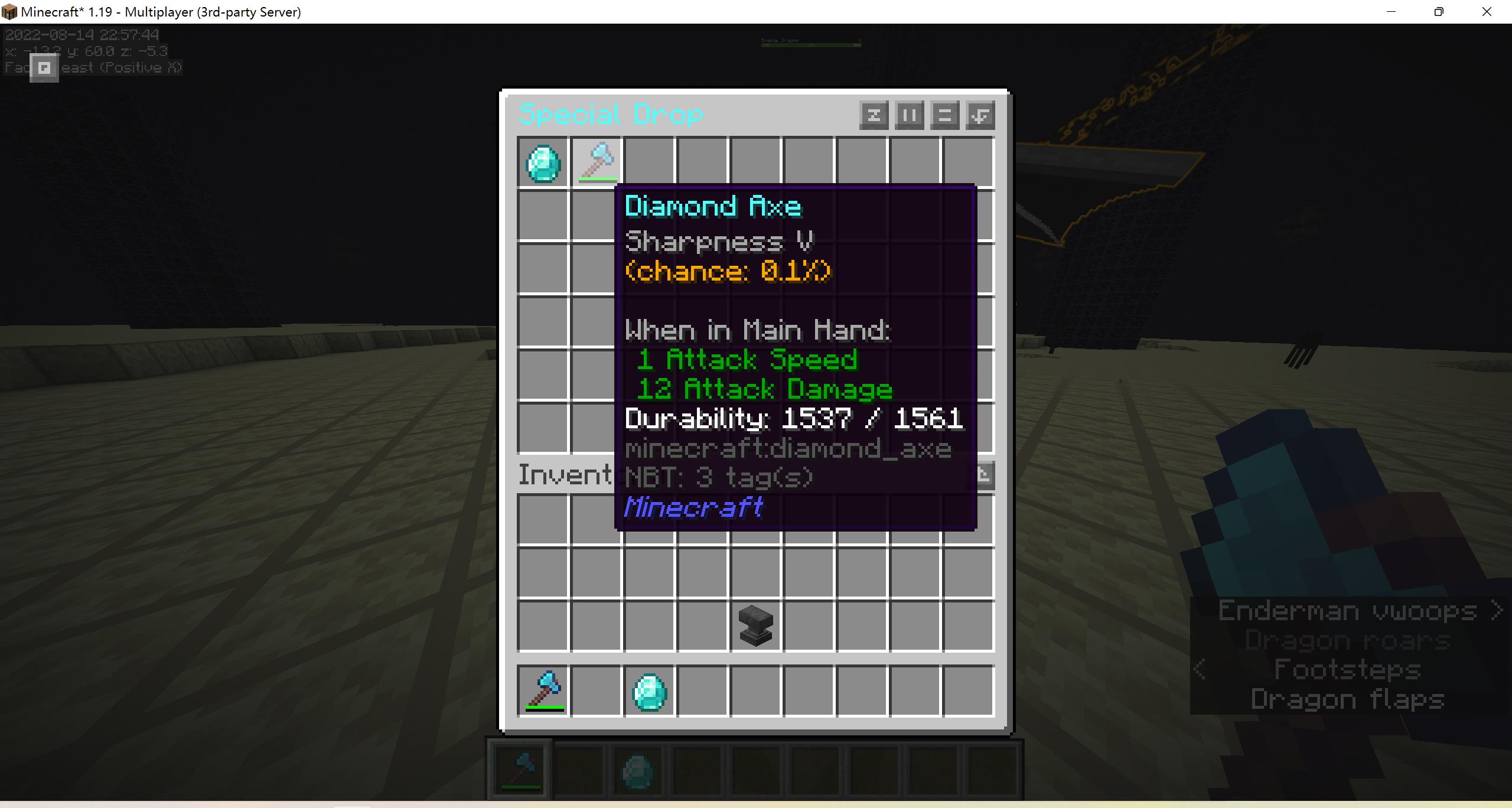 drop-item setting gui