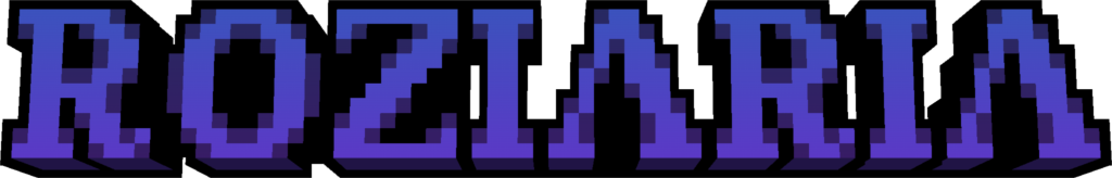 An image displaying the text "Roziaria" In a purple color.