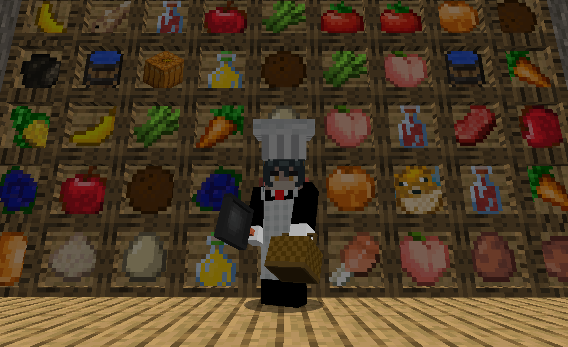 Wall of Item Crates