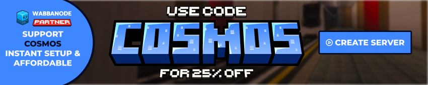 Use code COSMOS and support me!