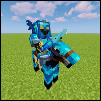 gif for player and horse wearing armor