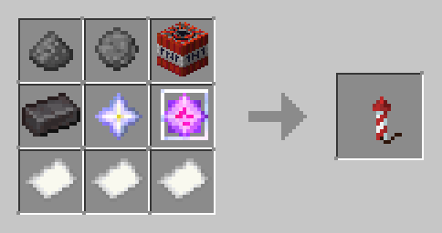 Crafting Recipe for the Infinite Firework