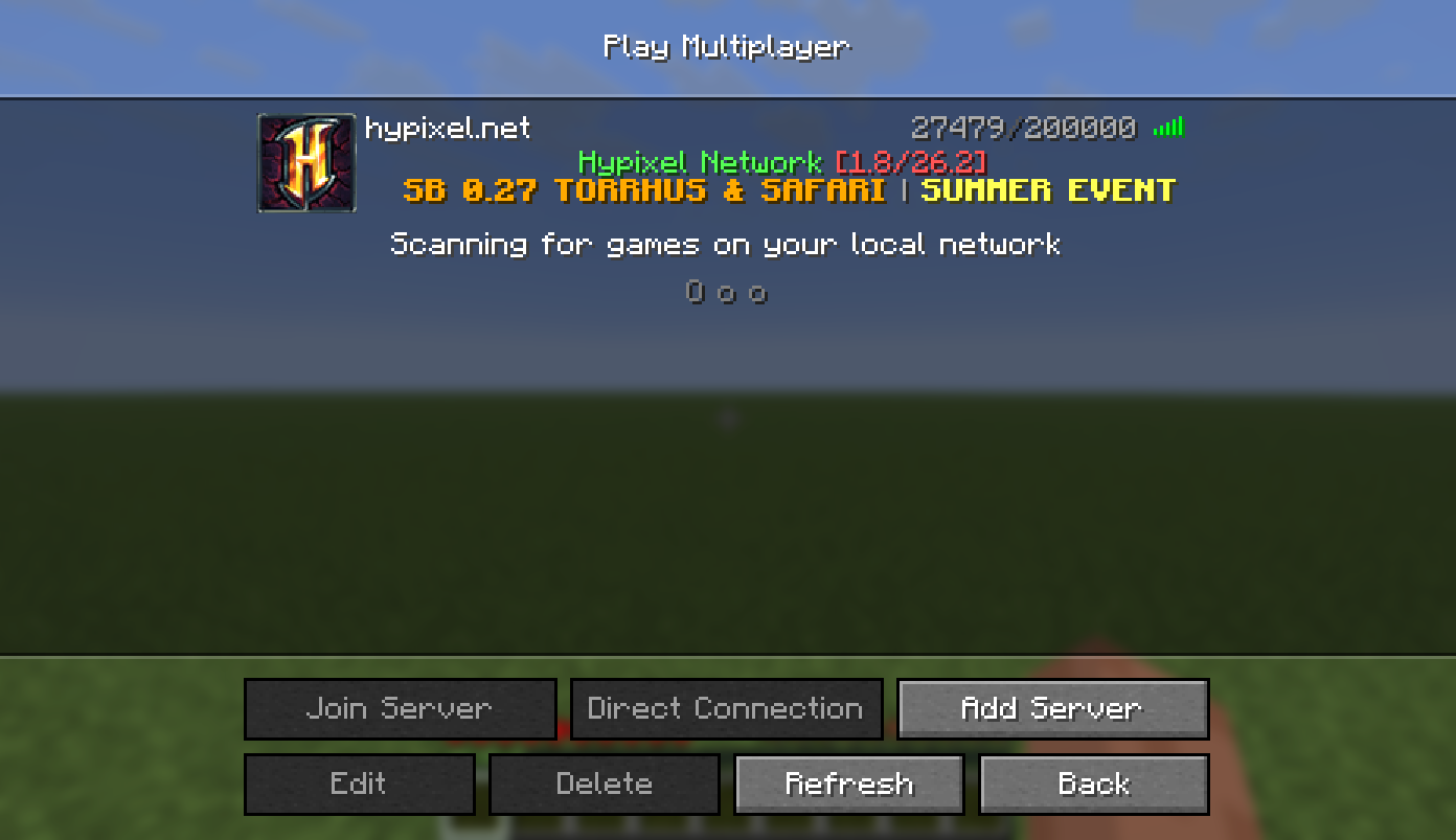 Server List