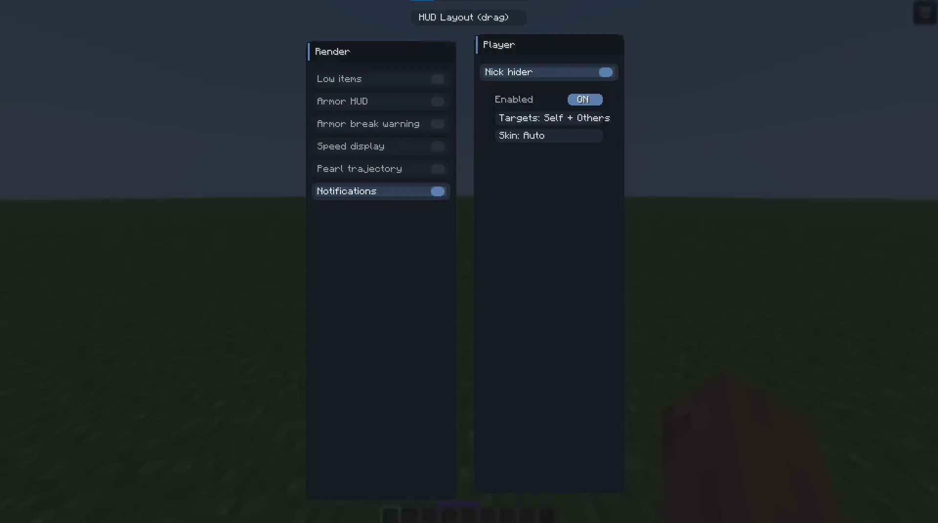The module list