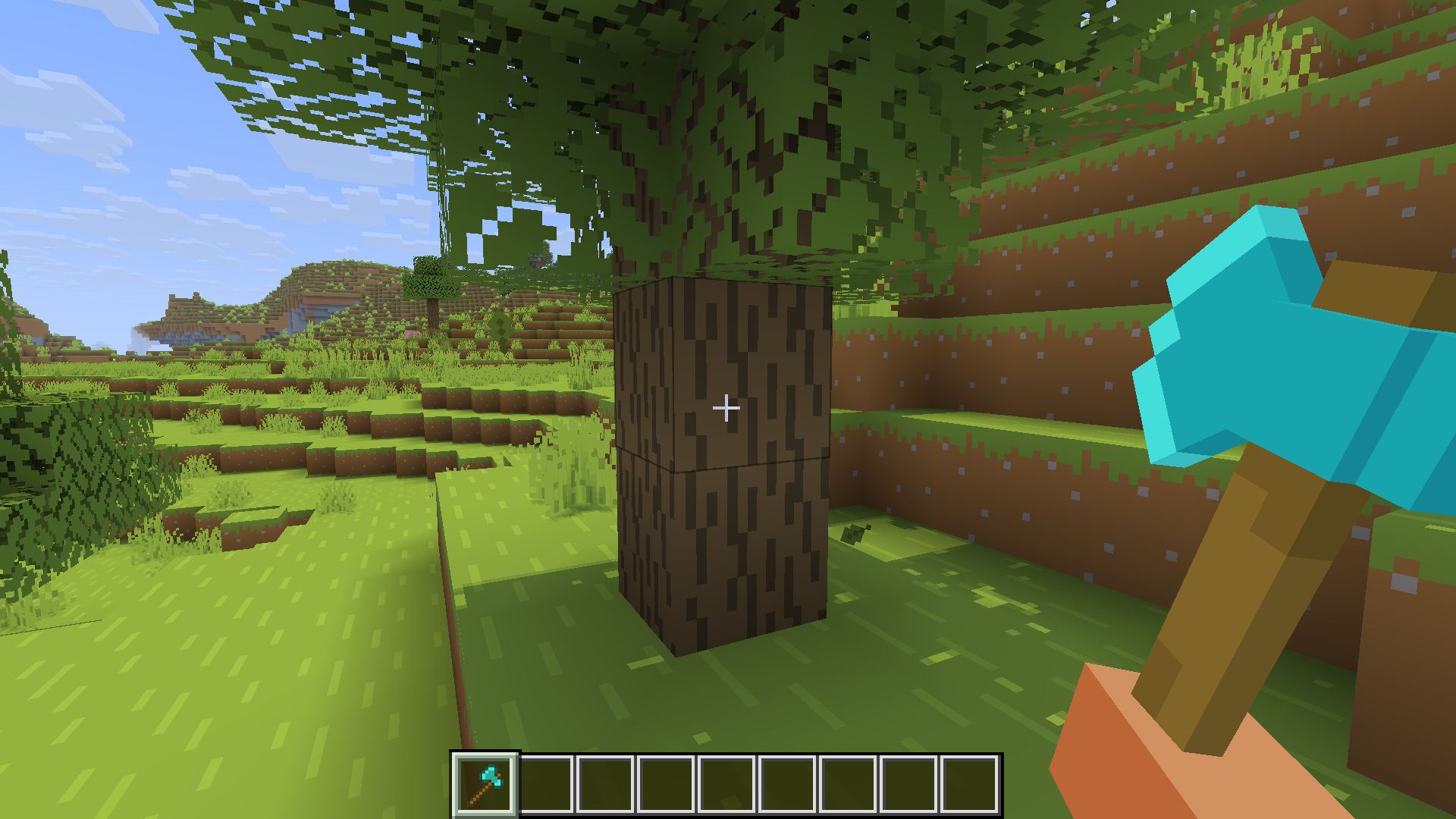 New axe model, with more detailed colouring on the stick