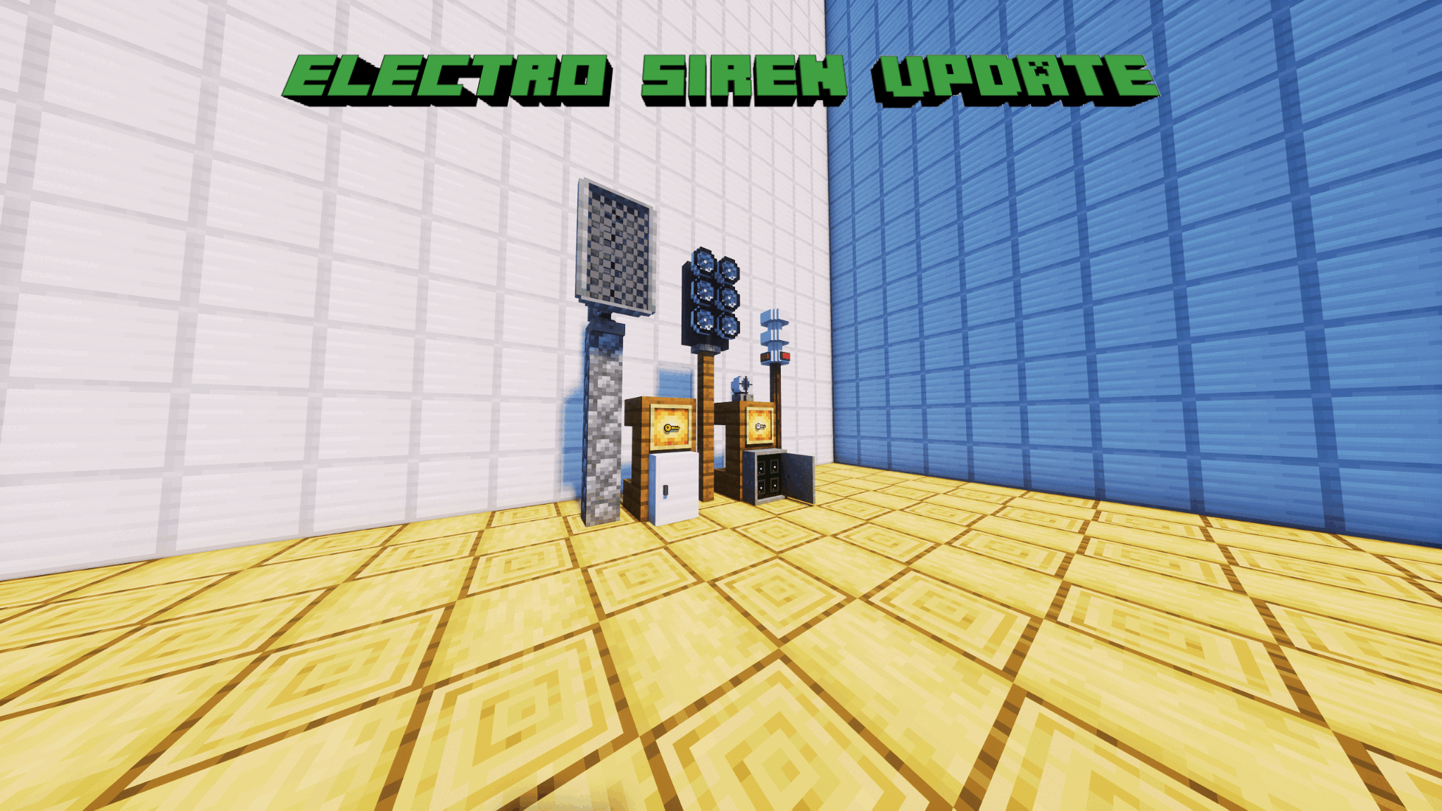 This picture features everything new in the Electro Siren Update and also the Modulator 6024 due to the fact that it gained another Tone.
