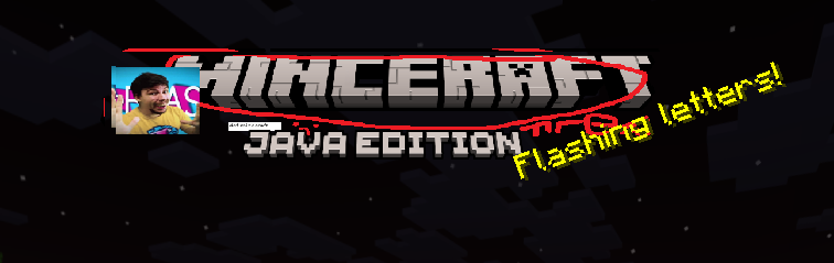 Showcase of the mod on Minecraft 1.21.11. Note that the splash text does not change with this resource pack.