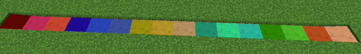 all the colors of cement in the pack