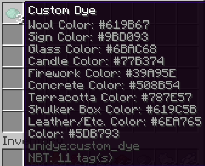 Custom Dye Material Colors