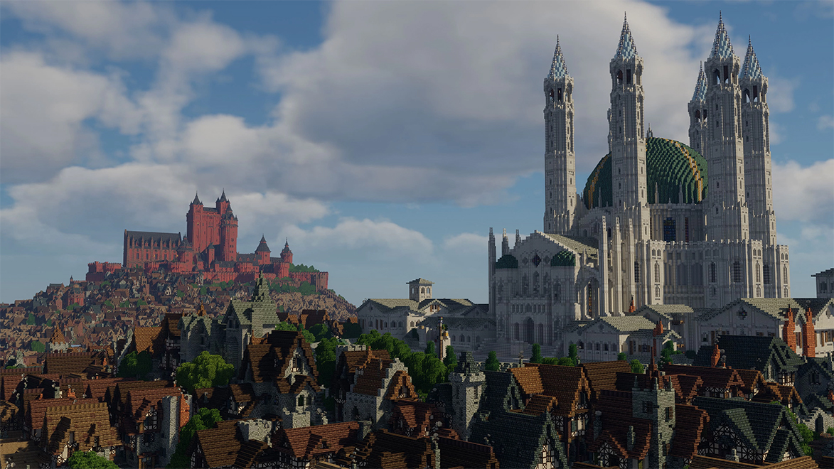 Kings Landing made in Minecraft