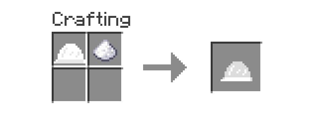Crafting Recipe of Scoop of Vanilla Ice Cream