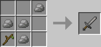 Stone sword recipe