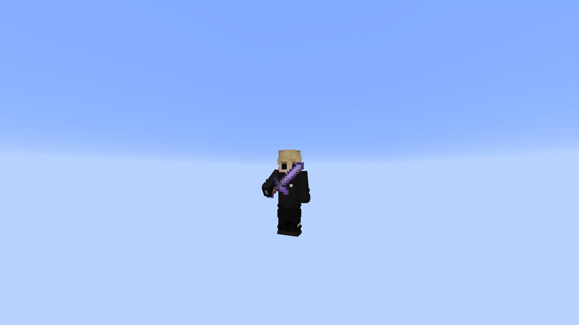 Player blocking sword