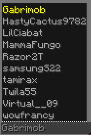 New minecraft Auto-Complete