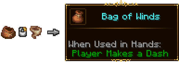 Bag of Winds, craft