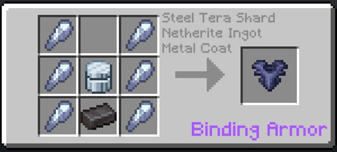Recipe Binding Armor
