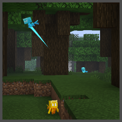 Thumbnail showing Allays in the Dark Forest