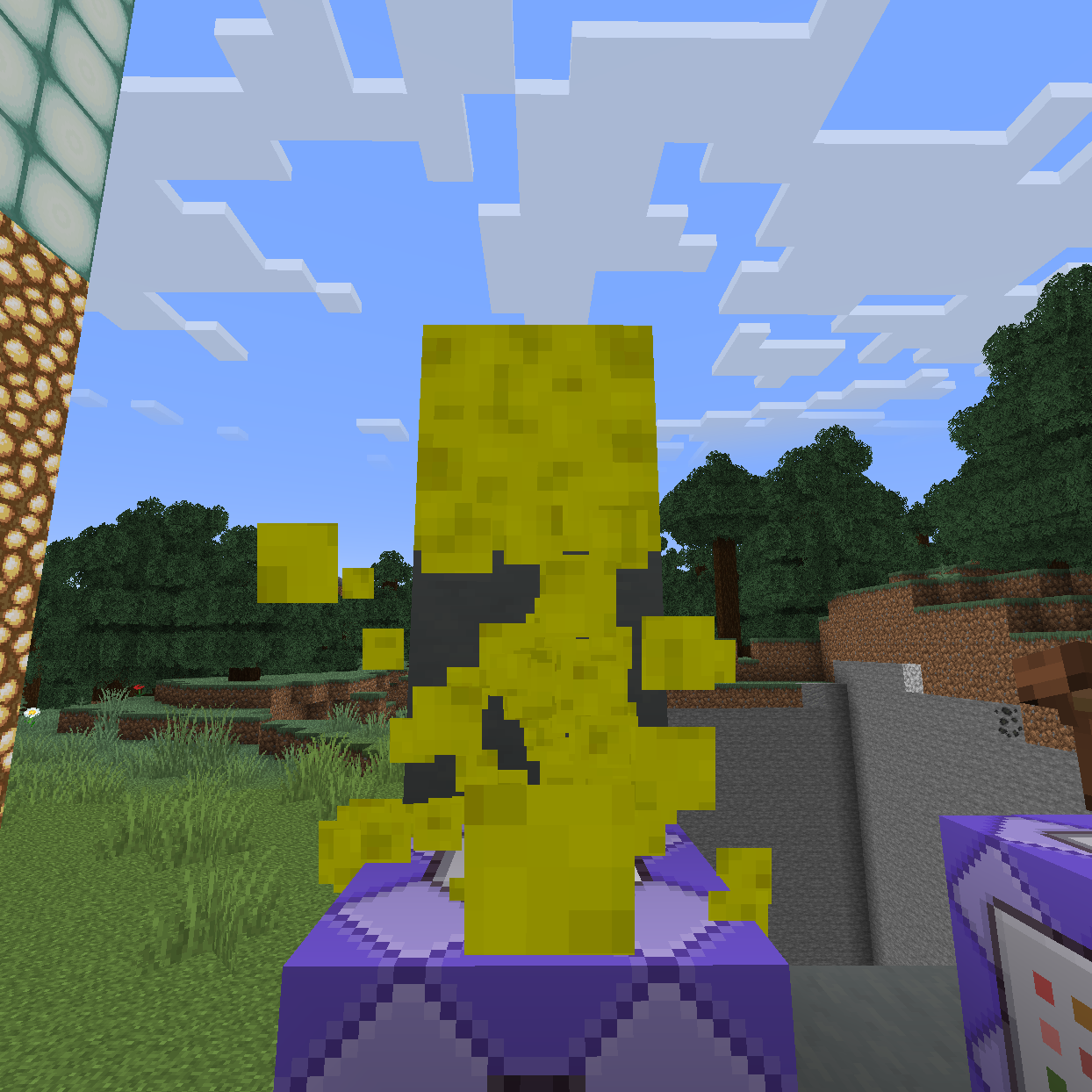 Yellow Block particles