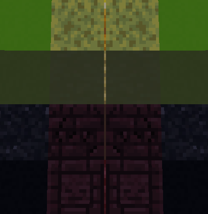 Mirrors across the vertical center