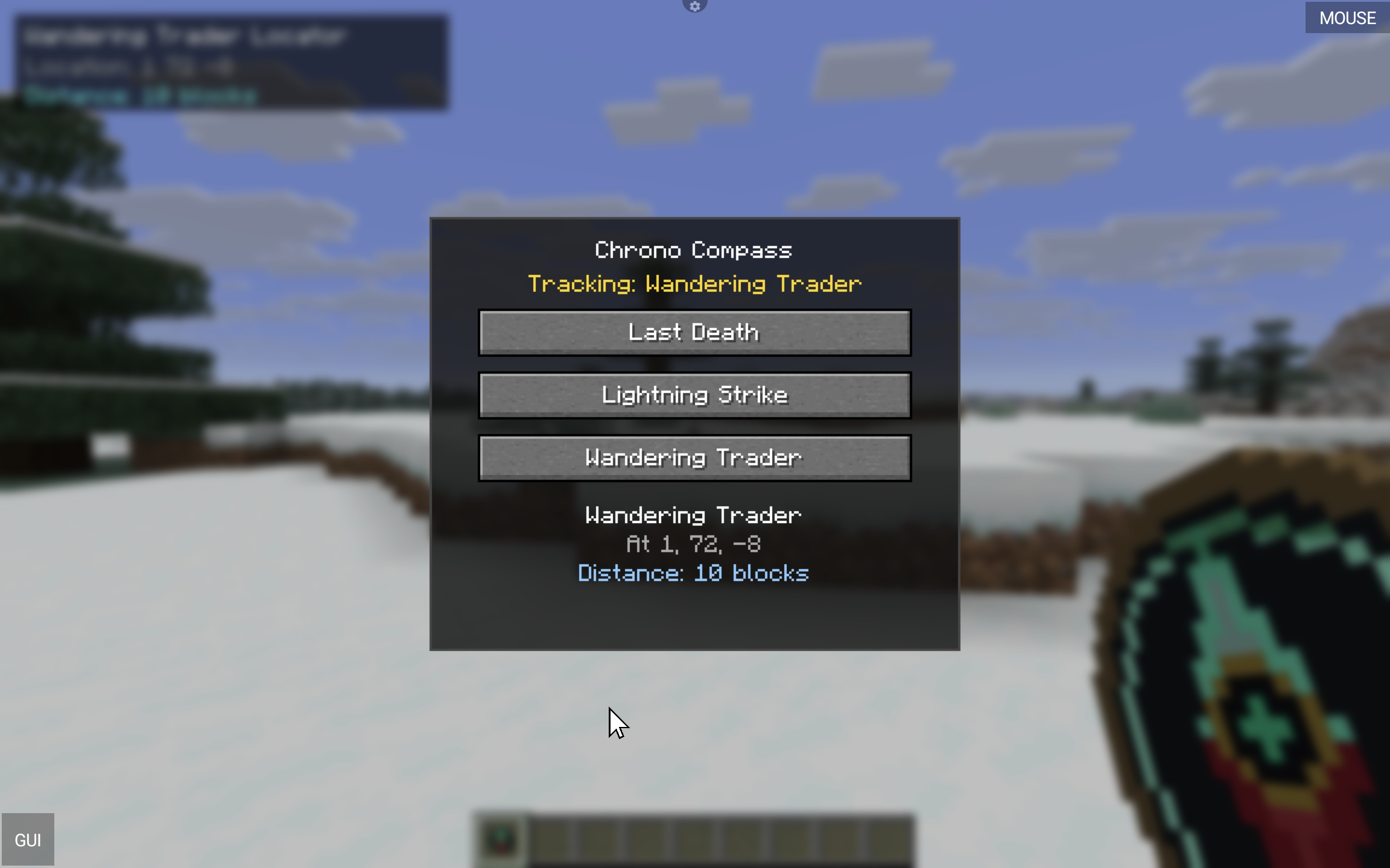 Chrono Compass HUD in Action