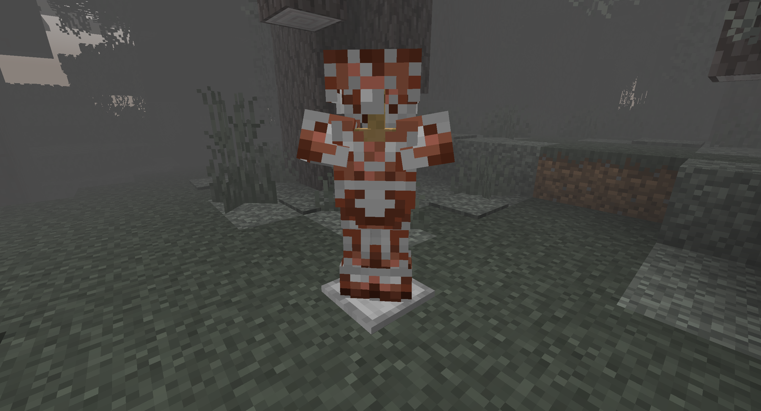 Creaked armor trim smithing template