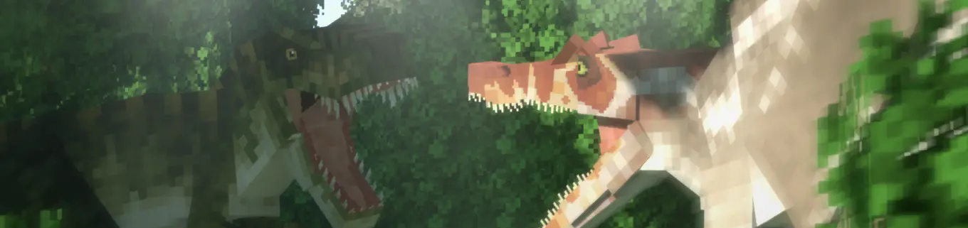 Spinosaurus and Tyrannoisaurus engaging in a fight posed