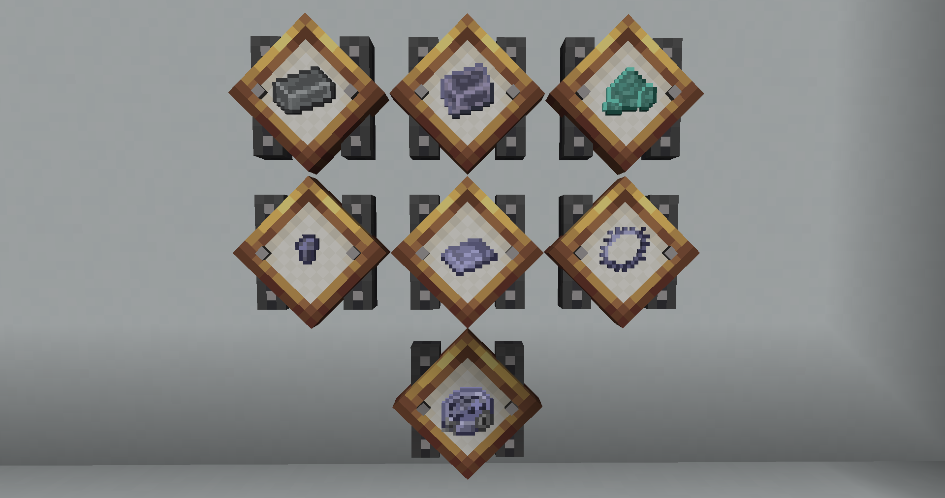 items: steel ingot, adamantium ingot, adamant blast blend, adamantium nugget, adamantium sheet, saw chain, chainsaw engine