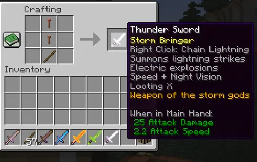 Thunder sword