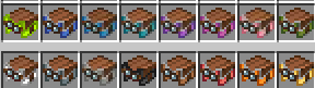 16 colors of Harnesses