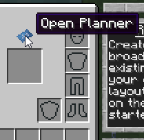 Blueprint icon that opens up the Planner UI