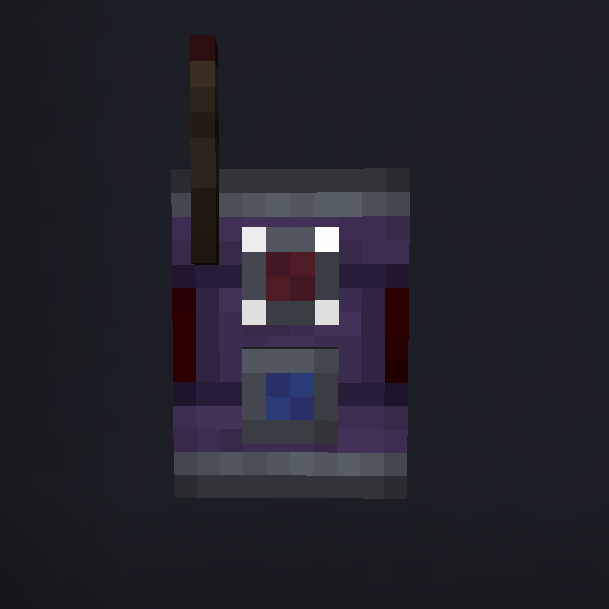 Looks like a Redstone Link from Create, but its purple