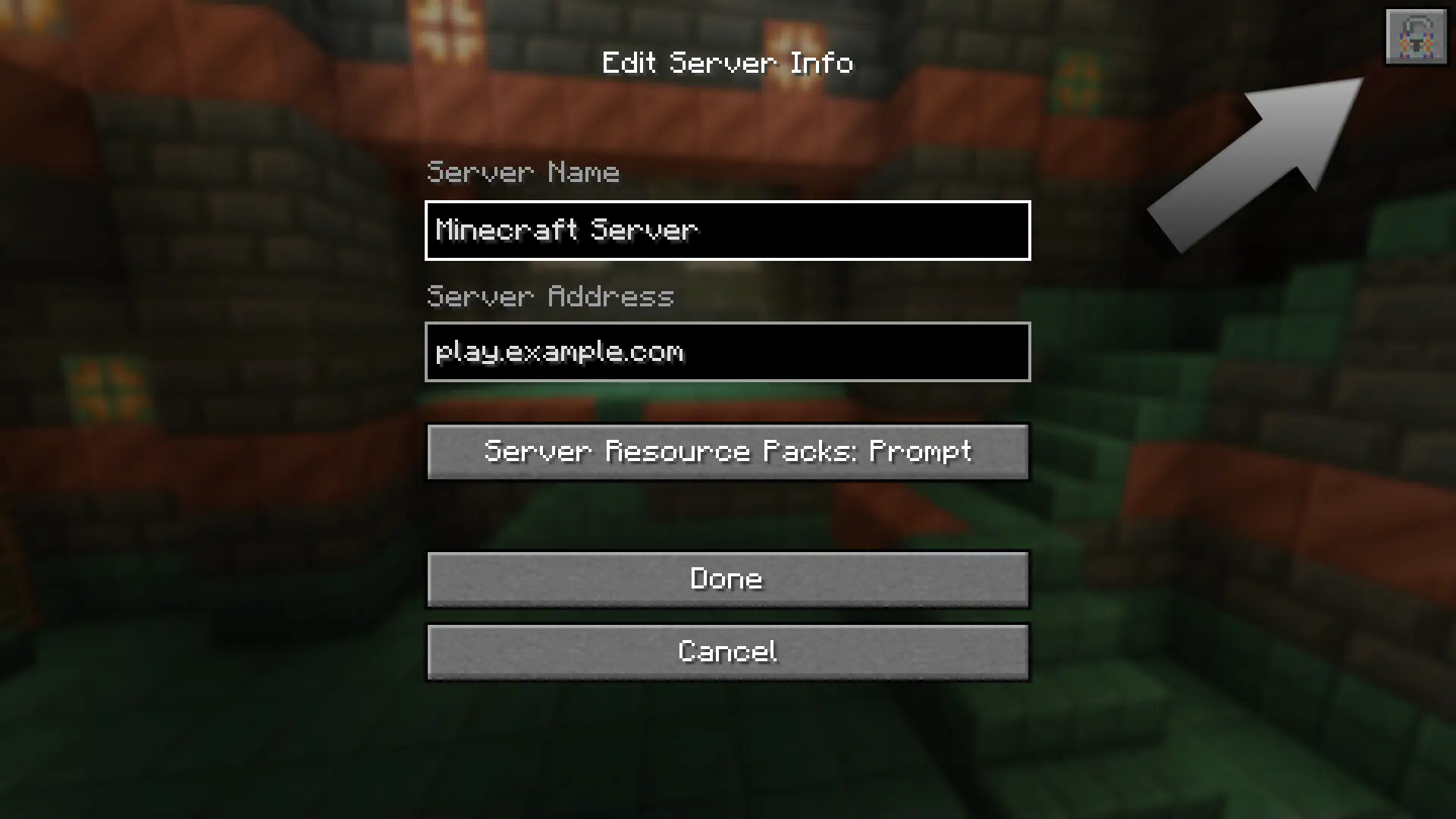 GUI Button location