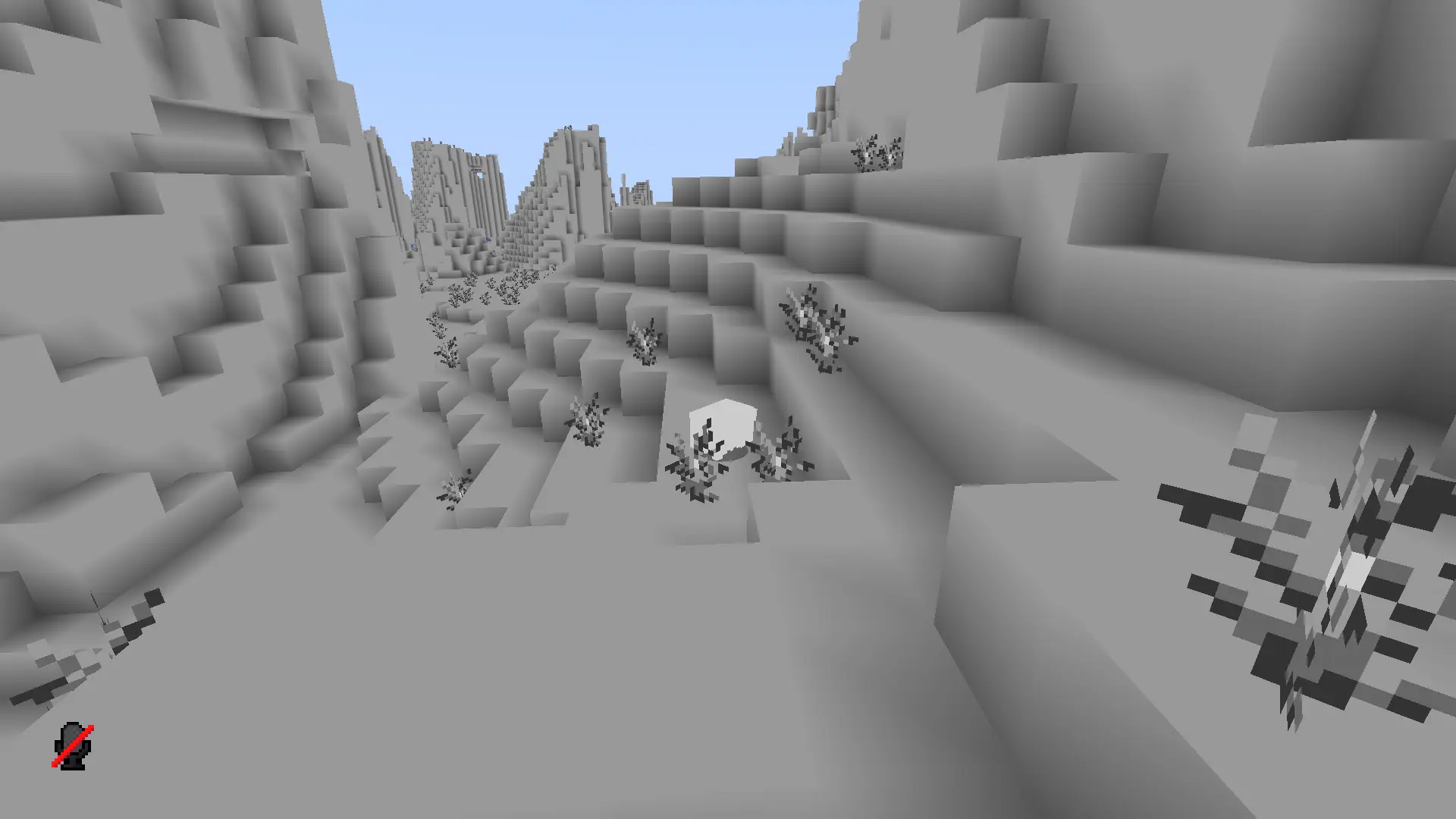 Gray Desolate Wasteland