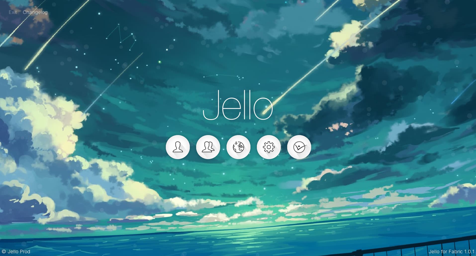 main menu