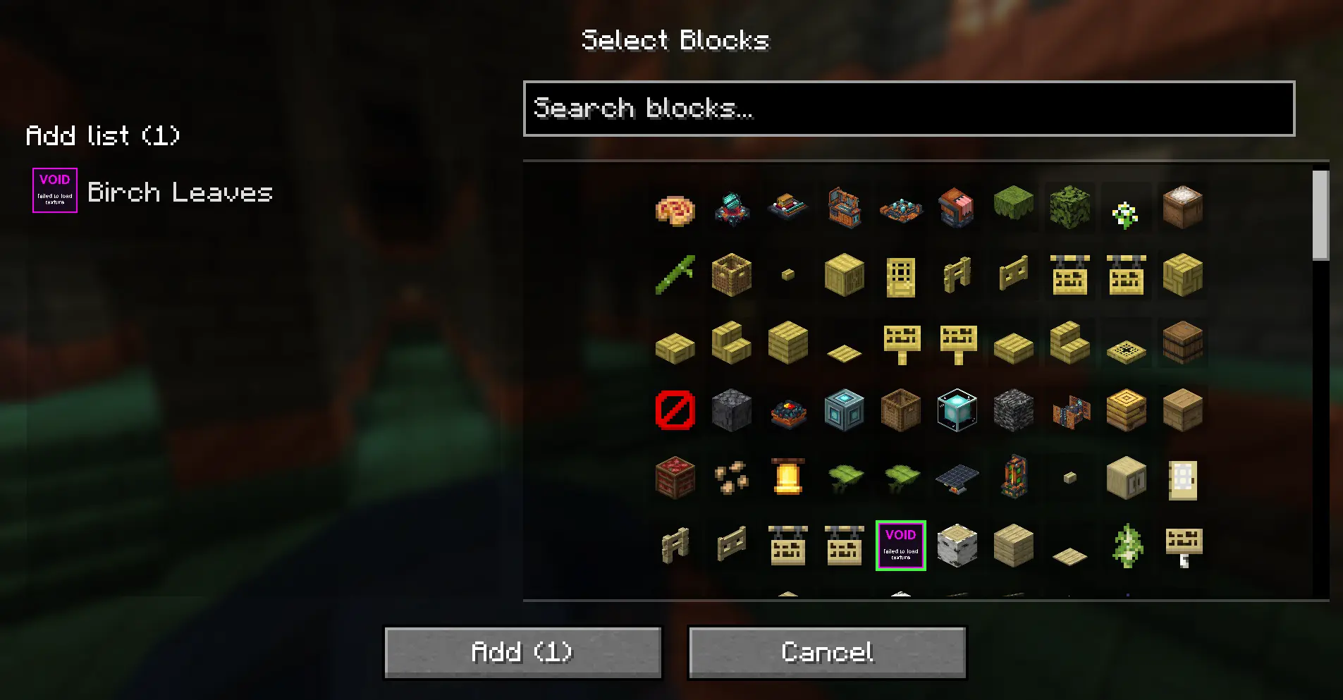 New error texture