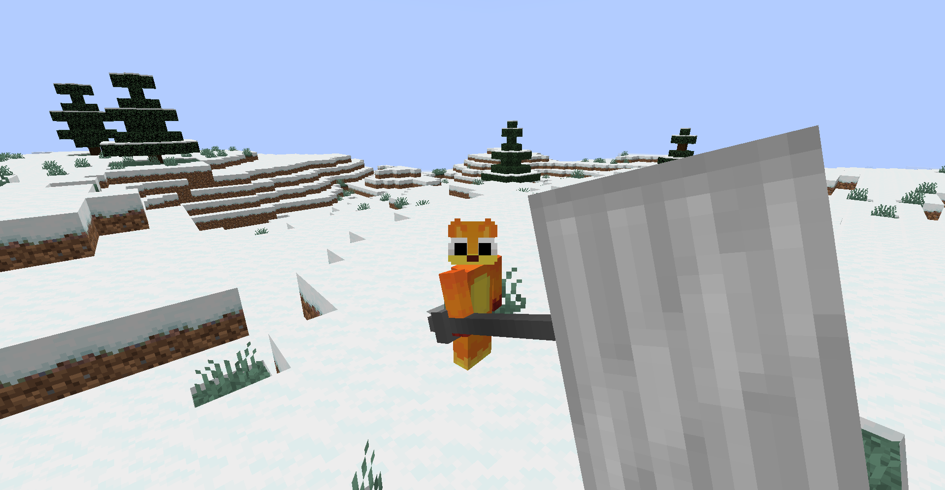 Slapio who is holding a big hammer