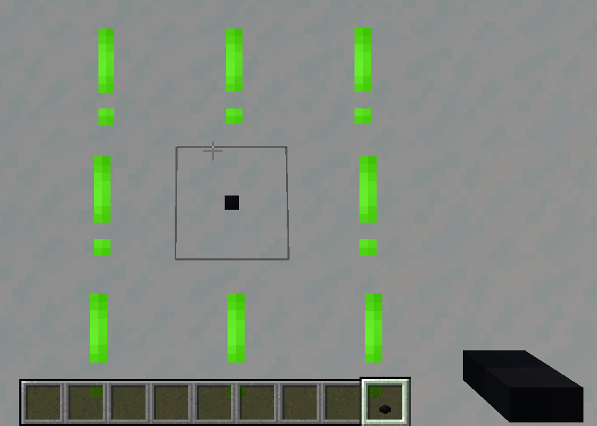 Green Excalamtion Marks showing where Invisible Display Notches are
