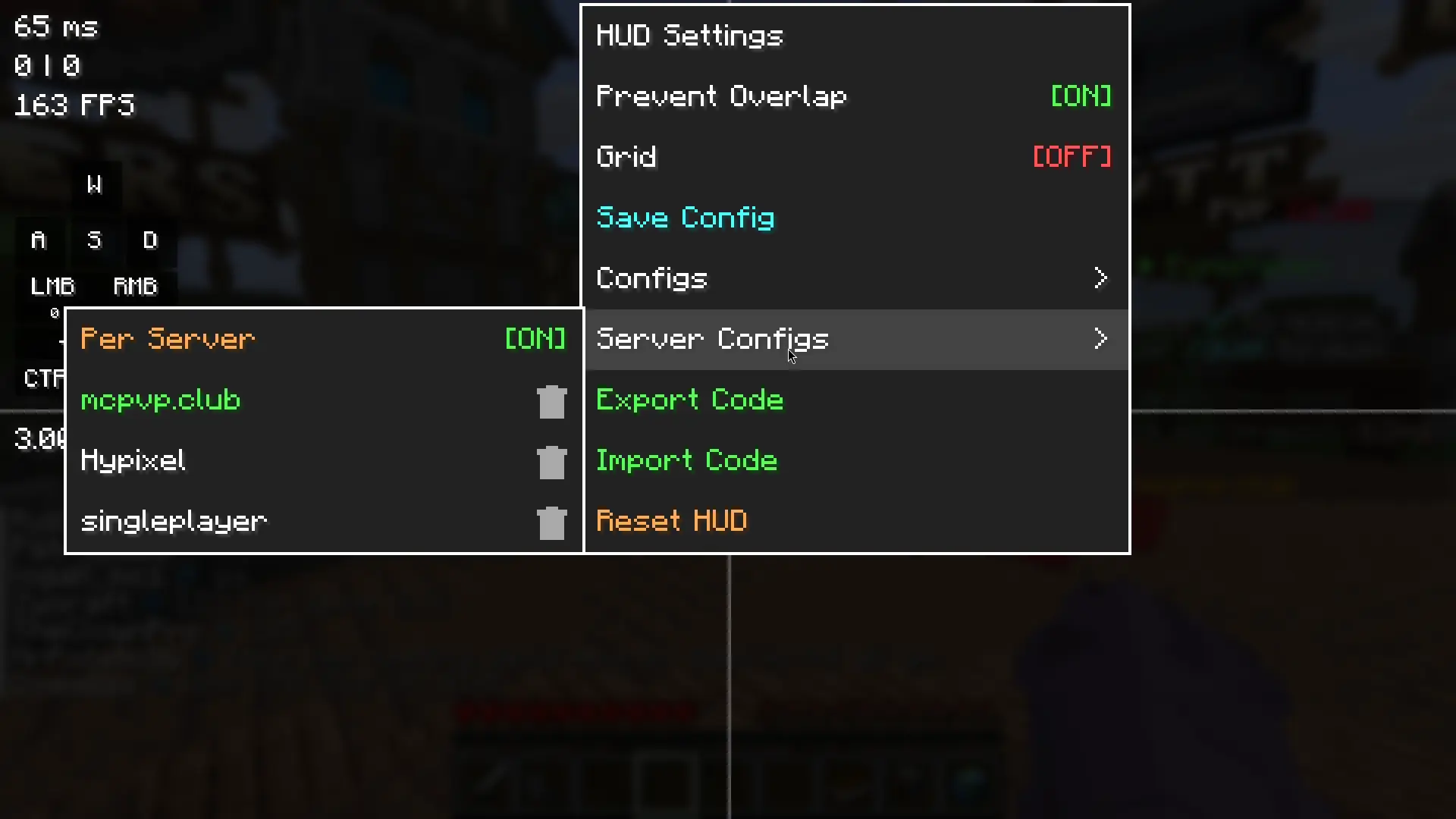 Server config