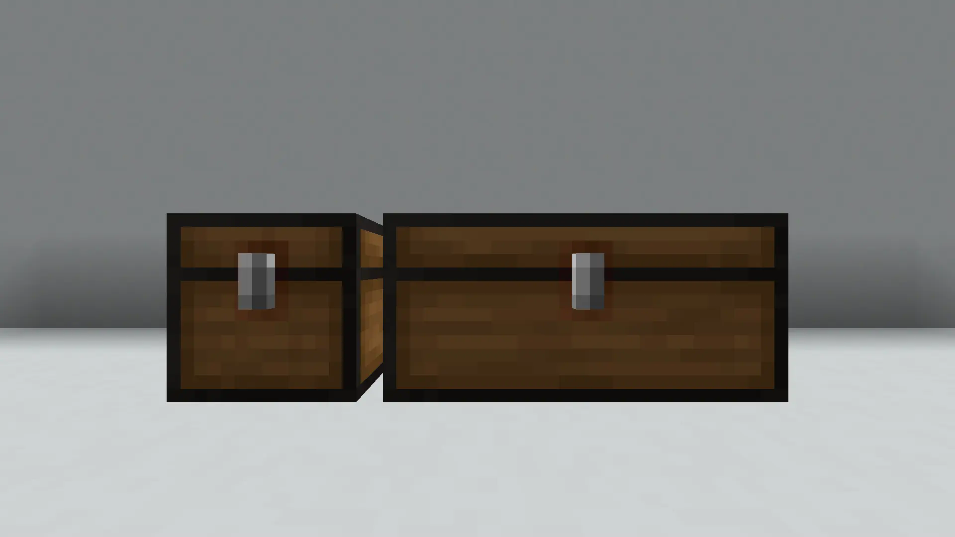 New trapped chest and double trapped chest look