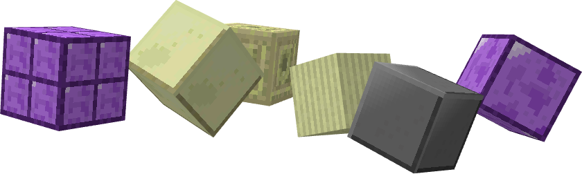 Endstone lines, endstone smooth, endstone carved and more new blocks