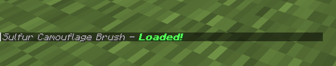 Sulfur Camouflage Bush Datapack Loaded
