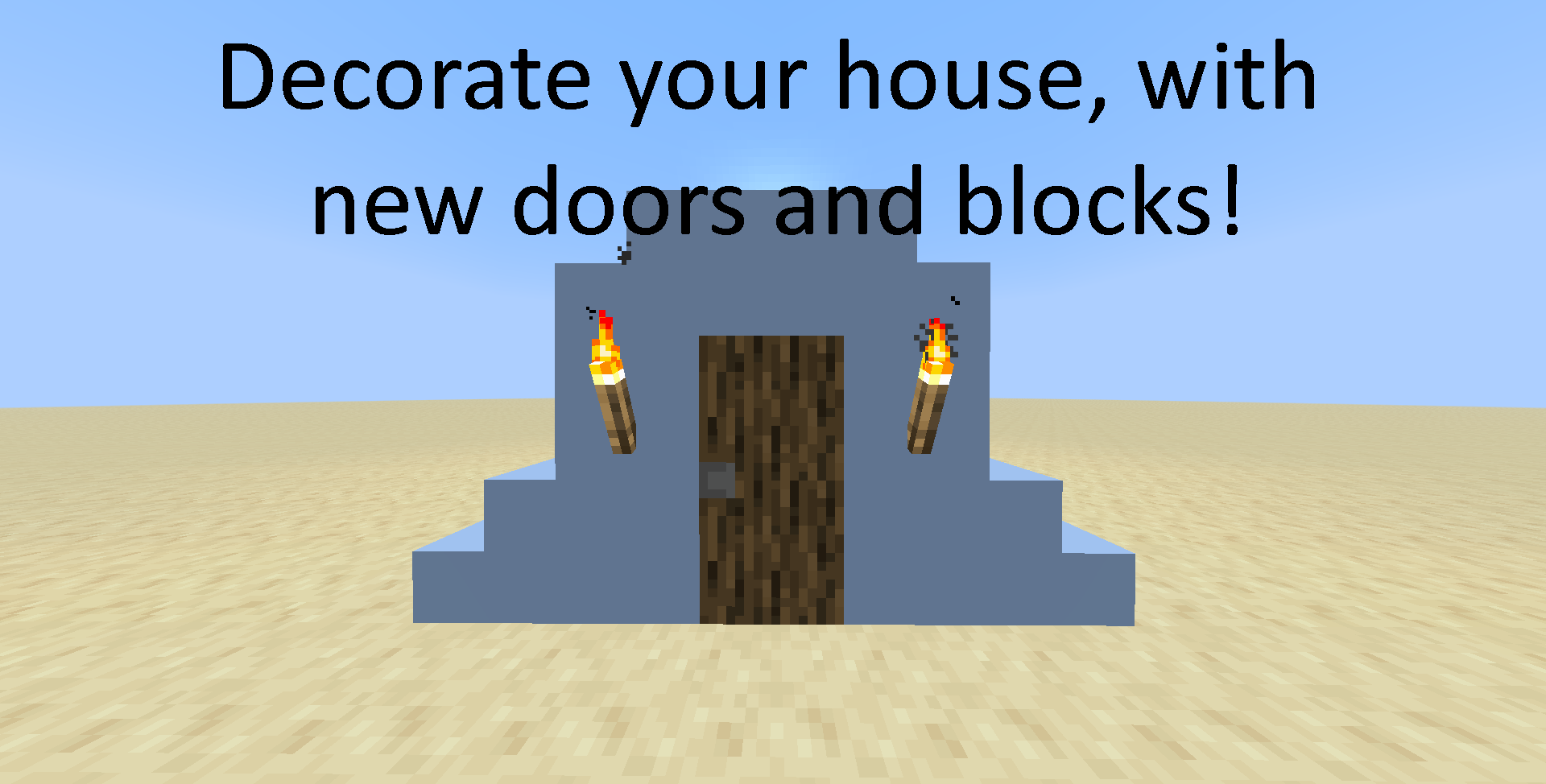 Decorate your house with new doors and blocks!