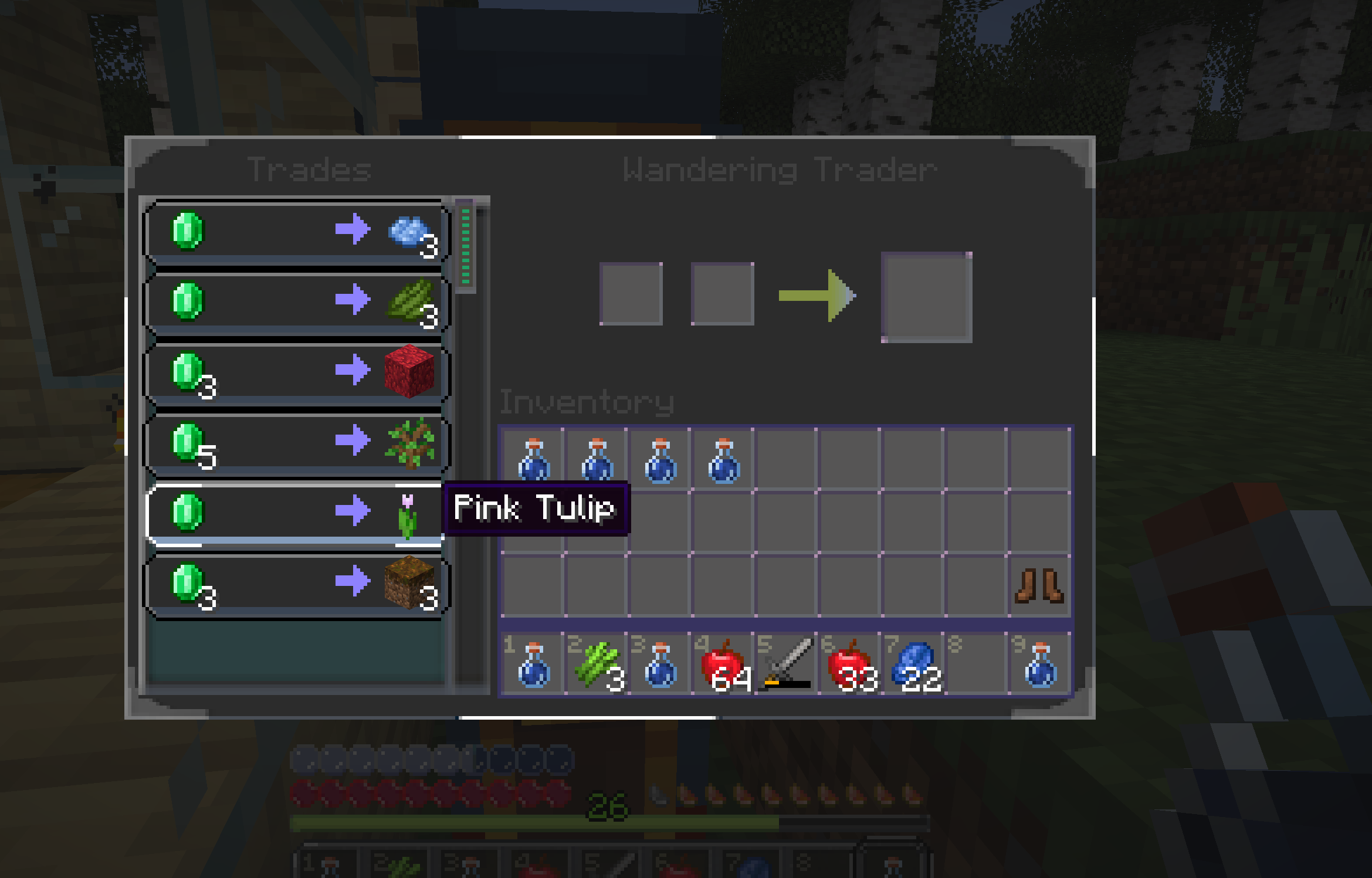 Villager Trades GUI