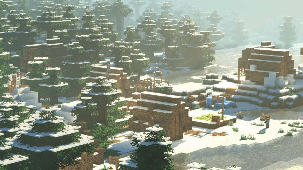 snow village